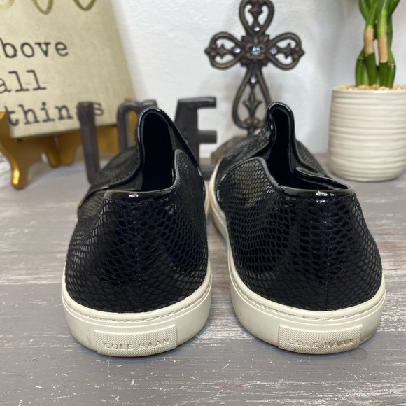 Cole Haan Jennica Black slip on sneakers 8.5B - Picture 6 of 12